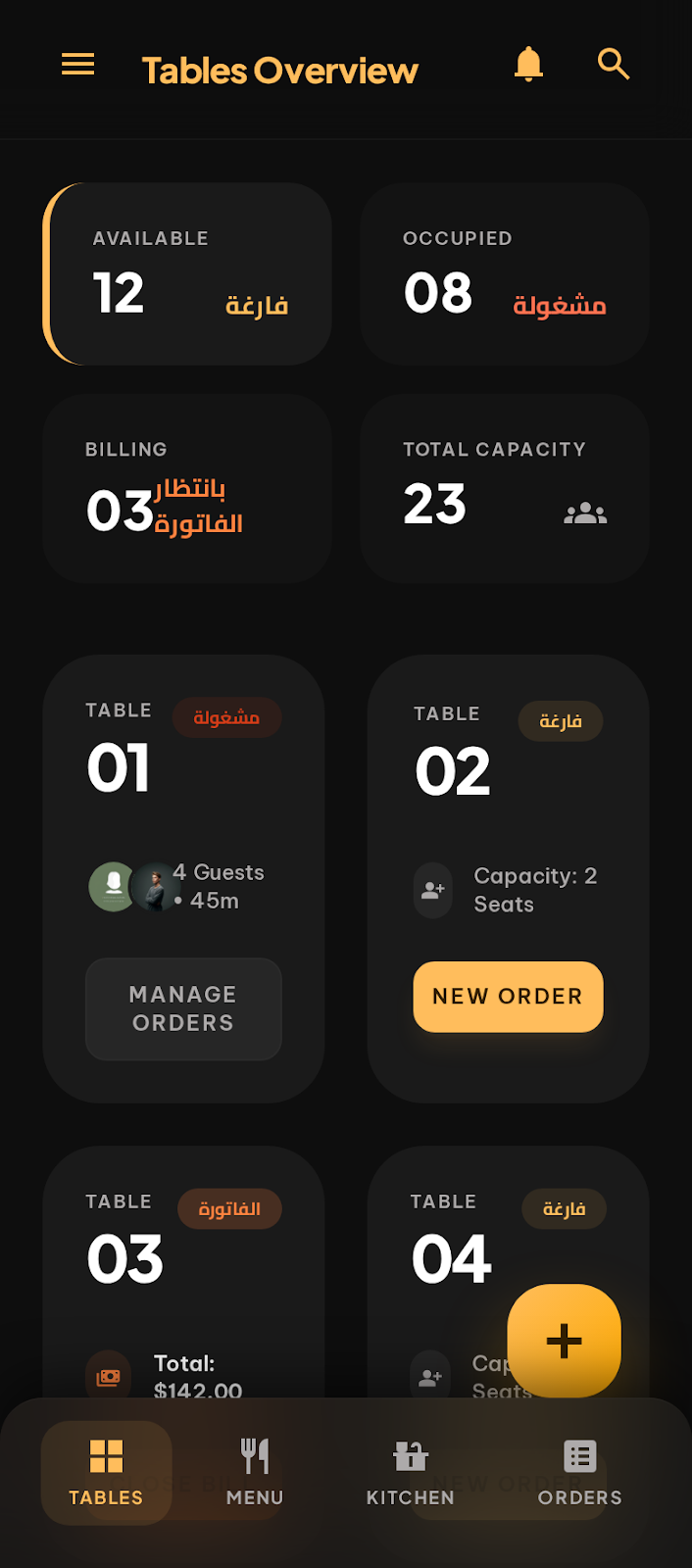Y0 Restaurant App